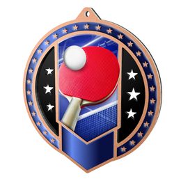 Kovová medaila MDMA03M31 | Stolný tenis