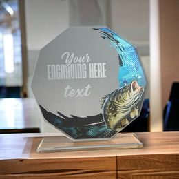 Sklenená trofej CR2024301M28 | Rybárčenie