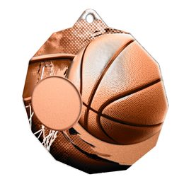 Metallmedaille ekoMDMR03M02 | Basketball