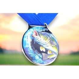 Kovová medaile MDLMIDM27 | Rybaření