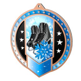 Metallmedaille MDMA03M36 | Eislaufen