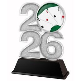 Acryltrophäe C2026M28 | Kartenspiele