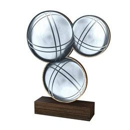 Dřevěná plaketa WF082 | Petanque