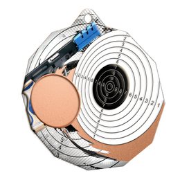 Kovová medaila ekoMDM03M10 | Streľba