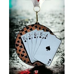 Acrylmedaille MDARBL M20 | Kartenspiele