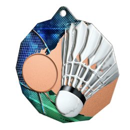 Kovová medaile ekoMDM03M08 | Badminton
