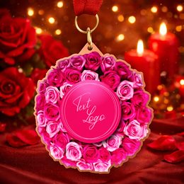 Metallmedaille ekoMDMVALM02 | Valentinstag