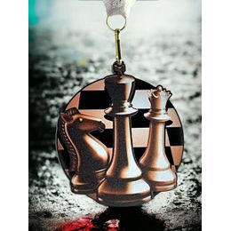 Acrylmedaille MDARBL M19 | Schach