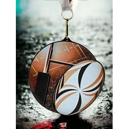 Acrylmedaille MDARBL M12 | Rugby