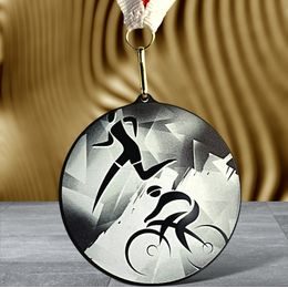 Acrylmedaille MDARBL M38 | Duatlon