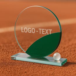 Sklenená trofej CR4003 | Tenis