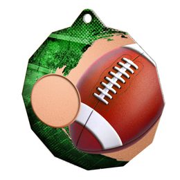 Metallmedaille ekoMDM03M35 | American Football