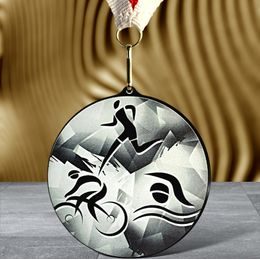 Acrylmedaille MDARBL M39 | Triathlon