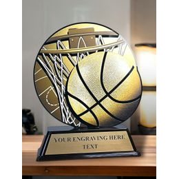 Acryltrophäe FABM03 | Basketball