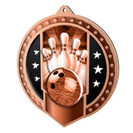 Metallmedaille MDMAR03M09 | Bowling