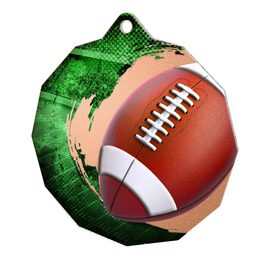 Metallmedaille MDM03M35 | American Football