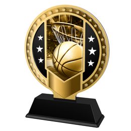 Metalltrophäe SAMR03M01 | Basketball