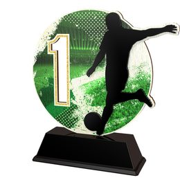 Dřevěná trofej PWT001M03 | Fotbal
