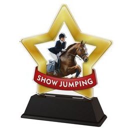 Akrylátová trofej STAR001M33 | Jazdectvo