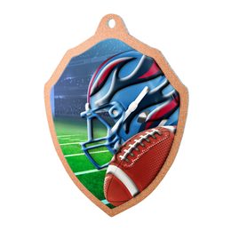 Metallmedaille MDM02M06 | American Football
