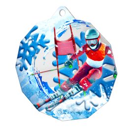 Metallmedaille MDM03M48 | Skifahren