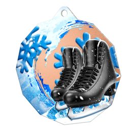 Metallmedaille MDM03M52 | Eislaufen