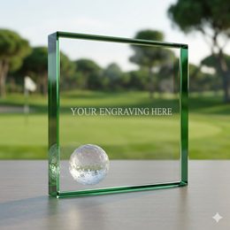 Skleněná Golfová Trofej CRG2026M02