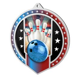 Metallmedaille MDMA03M09 | Bowling