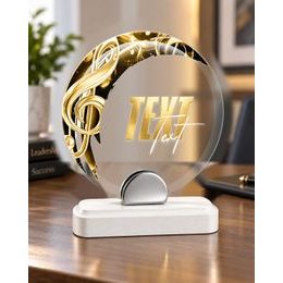 Skleněná trofej CR242075M09 | Hudba