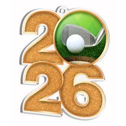 Acrylmedaille MDA2026M03 | Golf