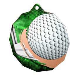 Metallmedaille MDM03M39 | Golf