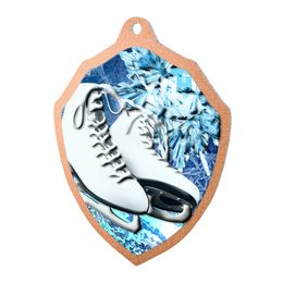Metallmedaille MDM02M34 | Eiskunstlauf