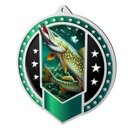 Kovová medaile MDMA03M23 | Rybolov