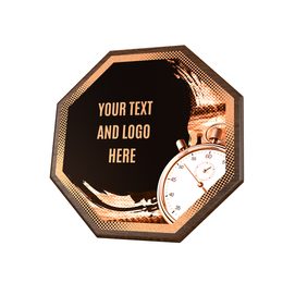 Dřevěná plaketa HEXM17 | Plavání