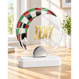 Skleněná trofej CR242075M02 | Šipky