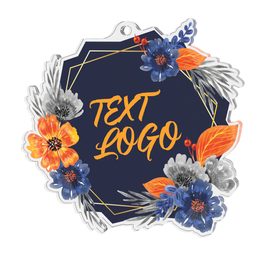 Acrylmedaille MDA0022 | Ausgabe mit Blumen