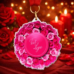 Metallmedaille ekoMDMVALM02 | Valentinstag