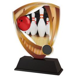 Akrylátová trofej CACUF001M4 | Bowling