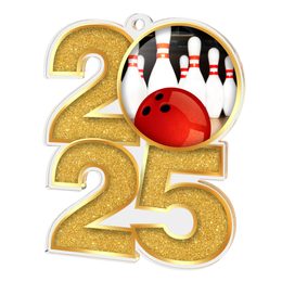 Acrylmedaille MDA2025M08 | Bowling