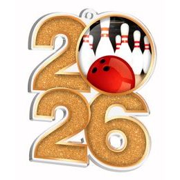 Acrylmedaille MDA2026M08 | Bowling