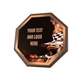 Dřevěná plaketa HEXM33 | Motorsport