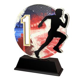 Dřevěná trofej PWT001M23 | Běh