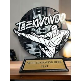 Acryltrophäe FABM29 | Kampfsport