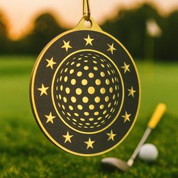 Kovová medaile MDM05M37 | Golf