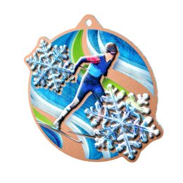 Metallmedaille MDM01M03 | Langlauf