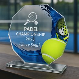 Skleněná trofej CR2024301M42 | Padel