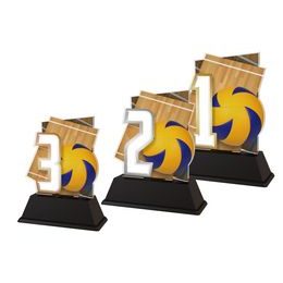Akrylátová trofej NCUF001M25 | Volejbal
