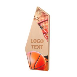 Dřevěná trofej WMT001M04 | Basketball