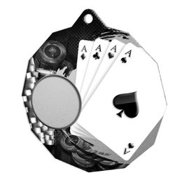 Metallmedaille ekoMDMR03M12 | Kartenspiele