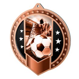 Metallmedaille MDMAR03M02 | Fußball